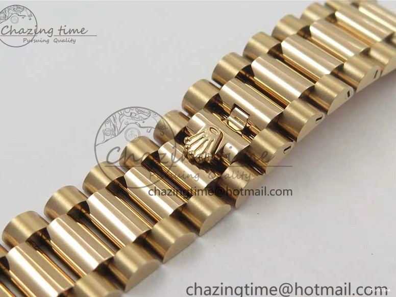 MiroTime 0117 MultiPurpose Day-Date 36 RG 128239 Bp Maker Best Edition White Dial on RG President Bracelet 3139